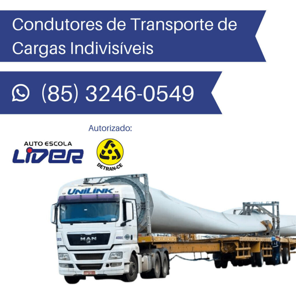 Formação Condutor Especializado em Transporte de Cargas Indivisíveis