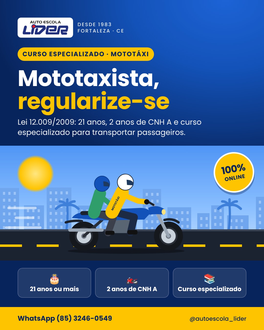Curso de Mototáxi