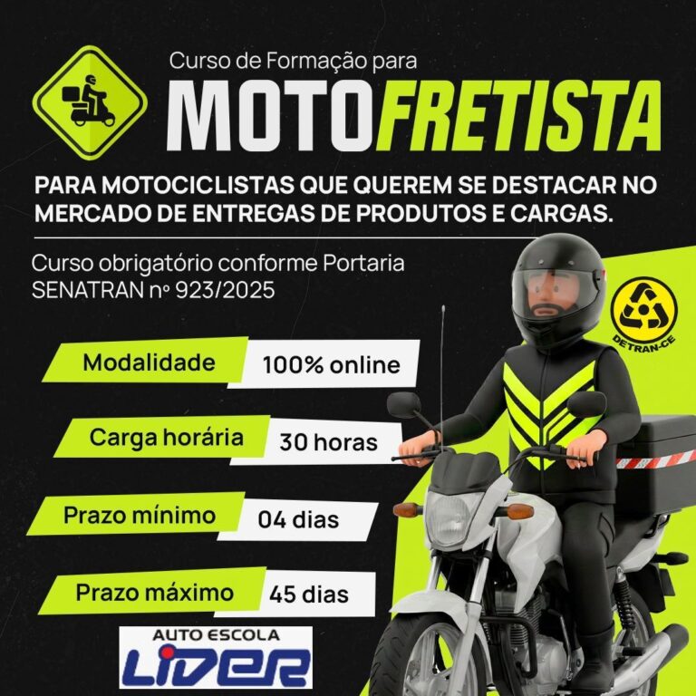 Curso de motofretista